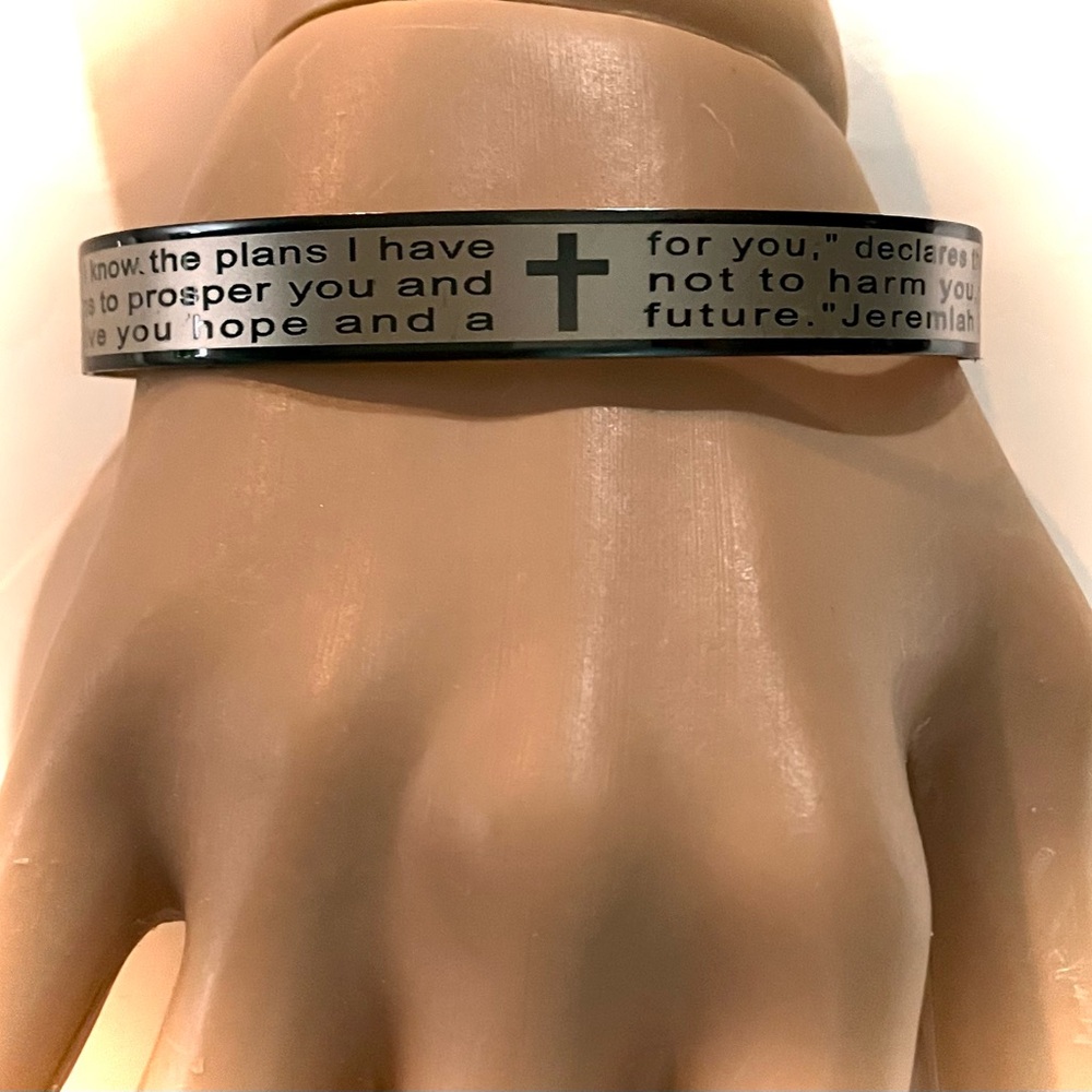 SCRIPTURE CUFF BRACELET - Picture 2 of 9